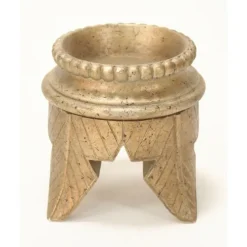 Banana Leaf Stand with Gold Leaf Finish