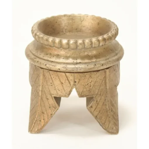 Banana Leaf Stand with Gold Leaf Finish