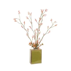 Bittersweet Berries in Beautiful Green Planter