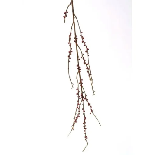56.6" Burgundy Berry Branch (Sold in Multiples of 24)