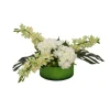 Cymbidium Orchids with Hydrangea's and Succulents