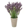 Dried Lavender in Grey Planter (Pk 2)