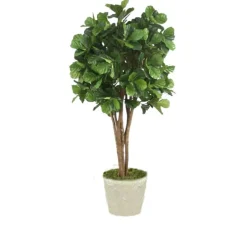 8' Fiddle Leaf Fig Tree in Foam Mold