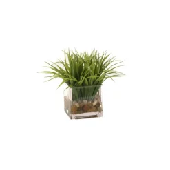 Grass in Glass Square Cube