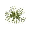 6" Hanging Jewel Snowflake Green (Sold in Multiples of 24)