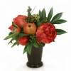 Hydrangea and Peony in Small Juliet Cup