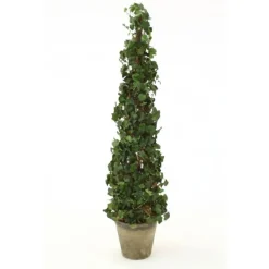 Ivy Topiary in Aged Stone Planter