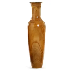 31" Large Classic Vase in a Honey Wood