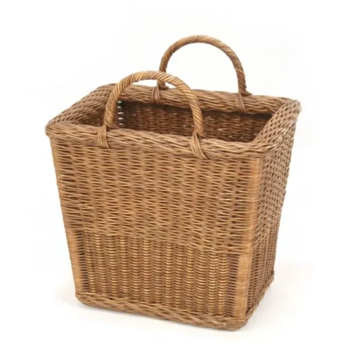 Large Rectangular Floor Basket with Handles