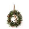Laurel Leaf Wreath Mixed with Pine and Berries