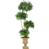 8' Layered Mango Tree in Tan Resin Classic Urn