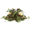 Magnolia, Raspberry, Grape Ivy Topper On Square Tray