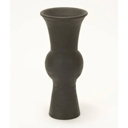 Matte Black Shanghai Vase