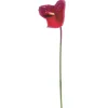 25" Medium Anthurium in Dark Red (Sold in Multiples of 12)