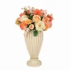 Mixed Rose Arrangement with Freesia and Poppies in Tapered Vase