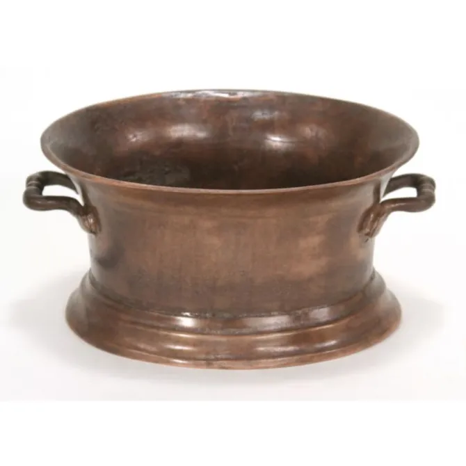 Newport Vintage Copper Oval Planter