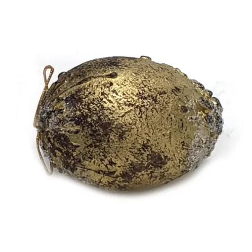 Oval Ornament - Antique Gold
