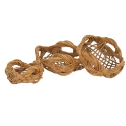 3 Piece set of Weaved Bread Baskets  13