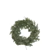 Pine Wreath with Lights (Not Decorated)
