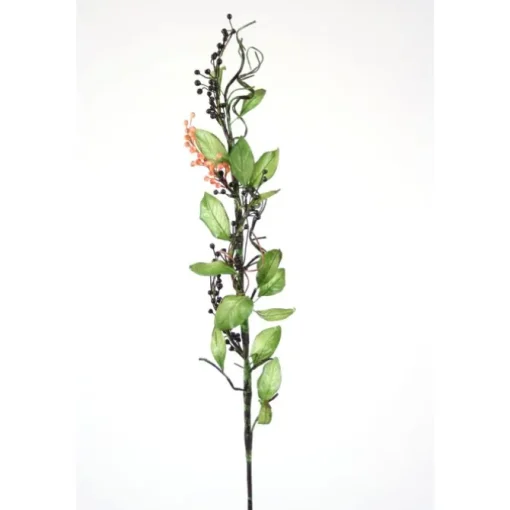Pokeberry Spray with Black Berries and Cream Berries  (Sold in Multiples of 12)