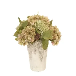 Preserved Hydrangea Mixed with Garden Flowers
