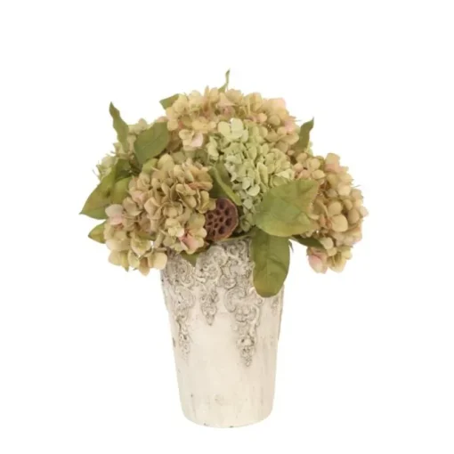 Preserved Hydrangea Mixed with Garden Flowers