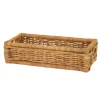 Rectangle Rattan Basket with Handholds