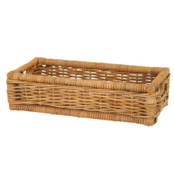 Rectangle Rattan Basket with Handholds