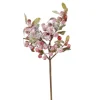 9" Red Berry Pick with Leaf and Snow  (Sold in Multiples of 24)