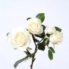 15" Rose in Cream White