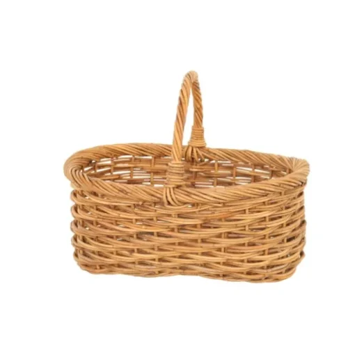 Small Woven Basket with Handle