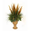 Tuscan Golds and Greens in Challis Urn.