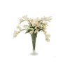 Waterlook® White Orchid Tropical Mix in Glass Vase