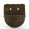 Wicker Half Round Wall Basket